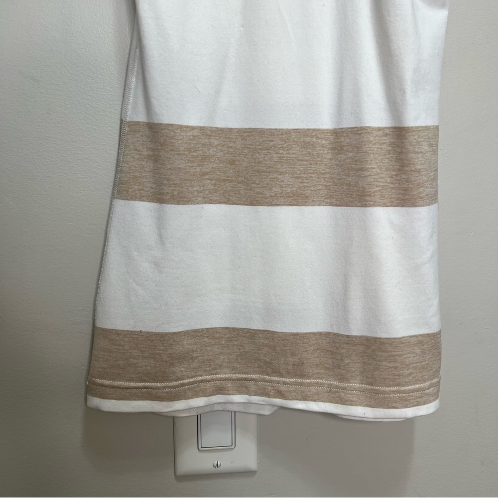 Lululemon Cool Racerback Tan & White Size 2 - Picture 7 of 8